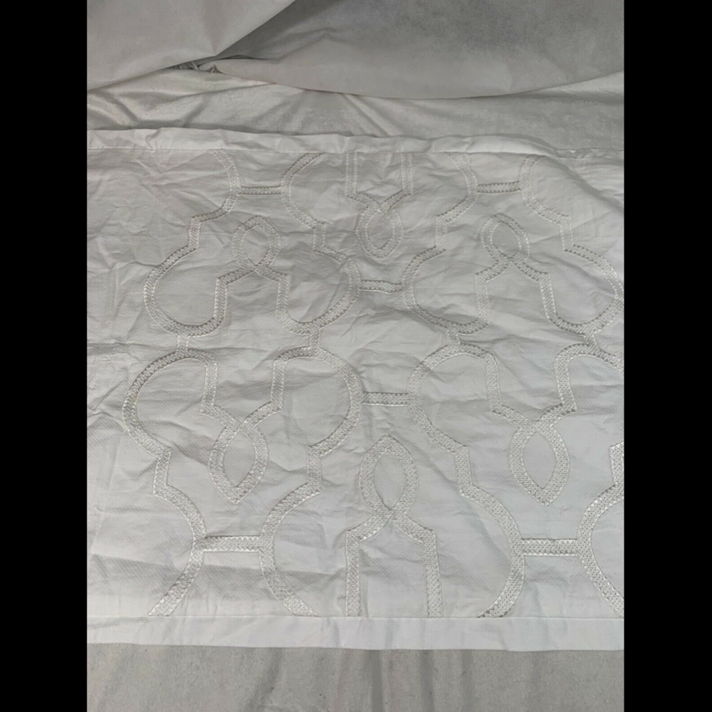 NEW Hotel Collection Inlay Cotton (1) King‎ Sham Pillow - Picture 4 of 12